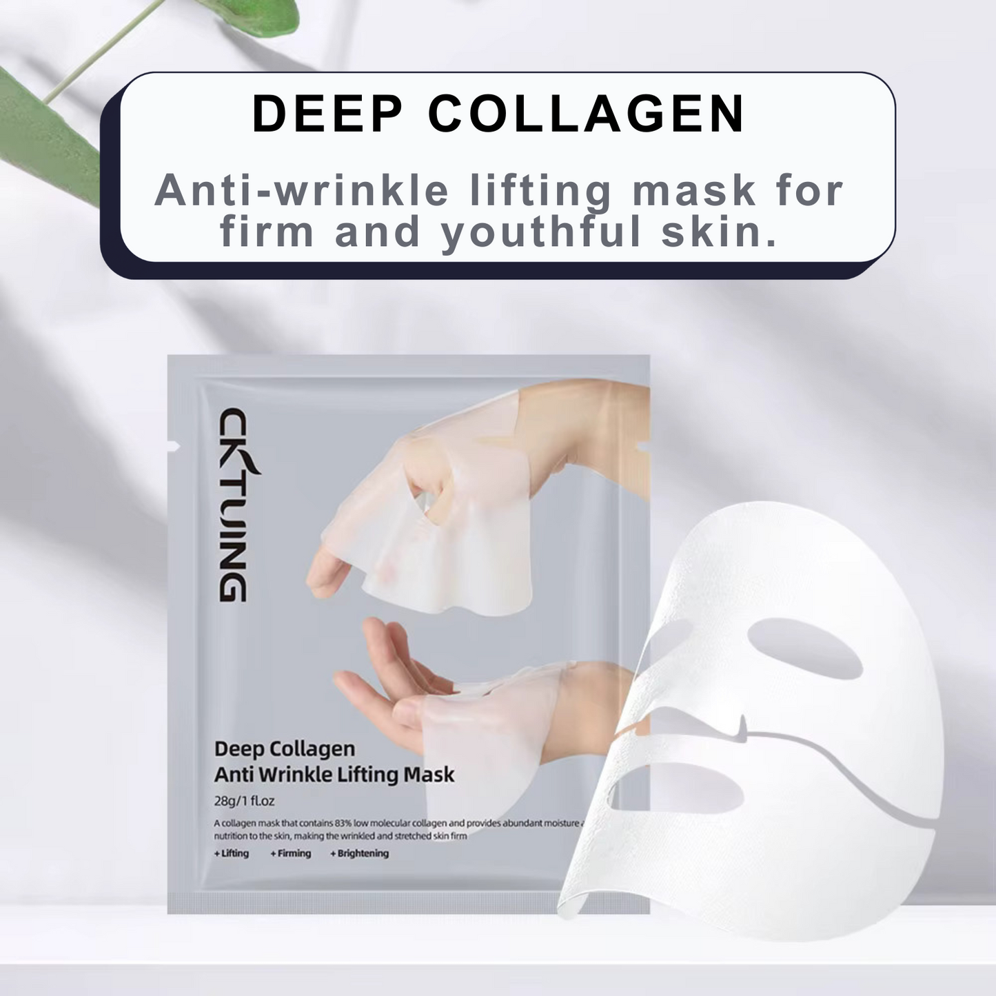 12PCS Collagen Face Mask – Deep Hydration & Anti-Aging Skincare